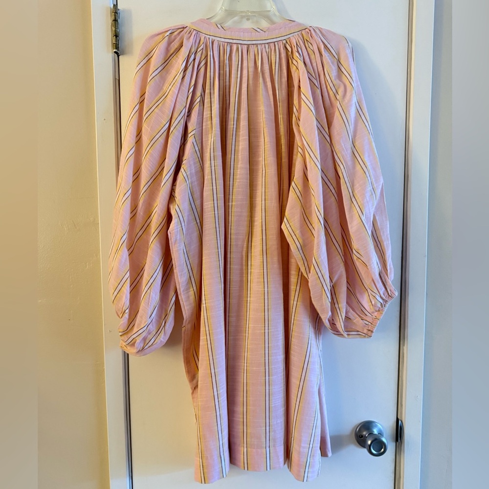 Daughters of India Poet Mini Dress in Pink Sorbet - Picture 5 of 13